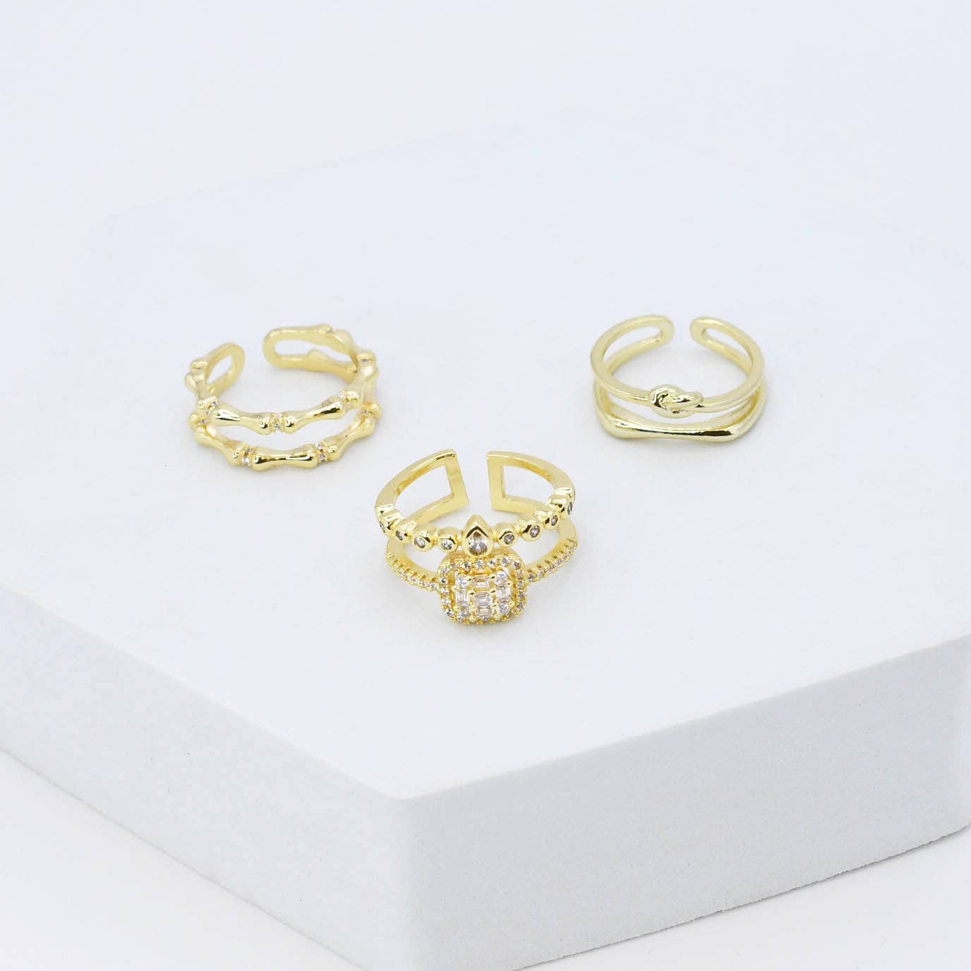 Regal Radiance Ring Set