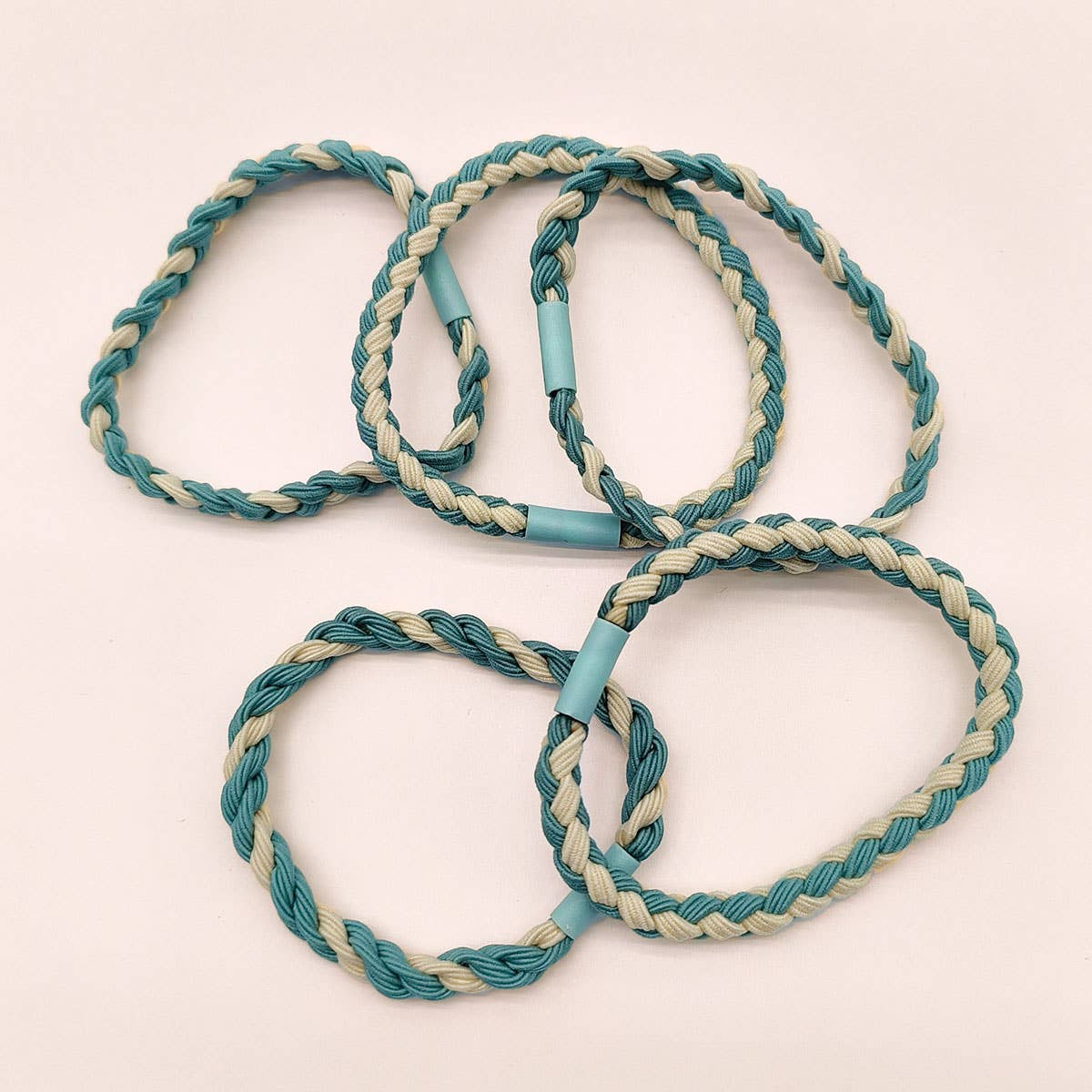 Candy Color Twisted Hair Ties , Cute Rubber Bands