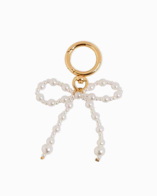 Mixed Pearl Coquette Bow Keychain Bag Charm
