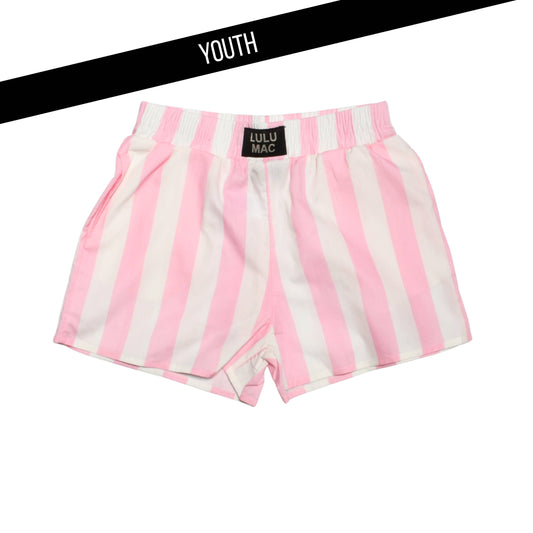 LIGHT PINK DARBY YOUTH SHORTS