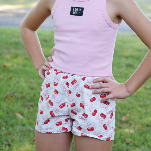 LULU MAC Cherry Youth SHORTS